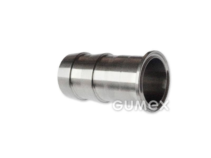 Hadicový násadec CLAMP typ 2054, DN20, trn na hadici 20mm, 10bar, nerezová ocel 1.4301